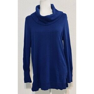 Lauren Ralph Lauren Women Size L Cowl Neck Wool Blend Knit Sweater Closet Staple